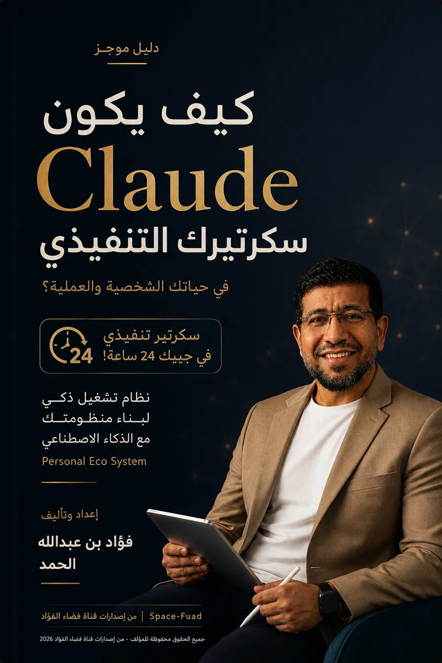 غلاف كتاب كيف يكون Claude سكرتيرك التنفيذي؟