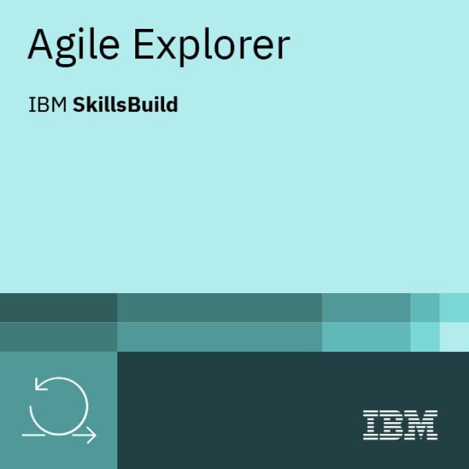 شارة Agile Explorer من IBM SkillsBuild