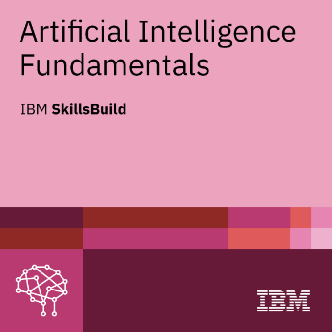شارة Artificial Intelligence Fundamentals من IBM SkillsBuild